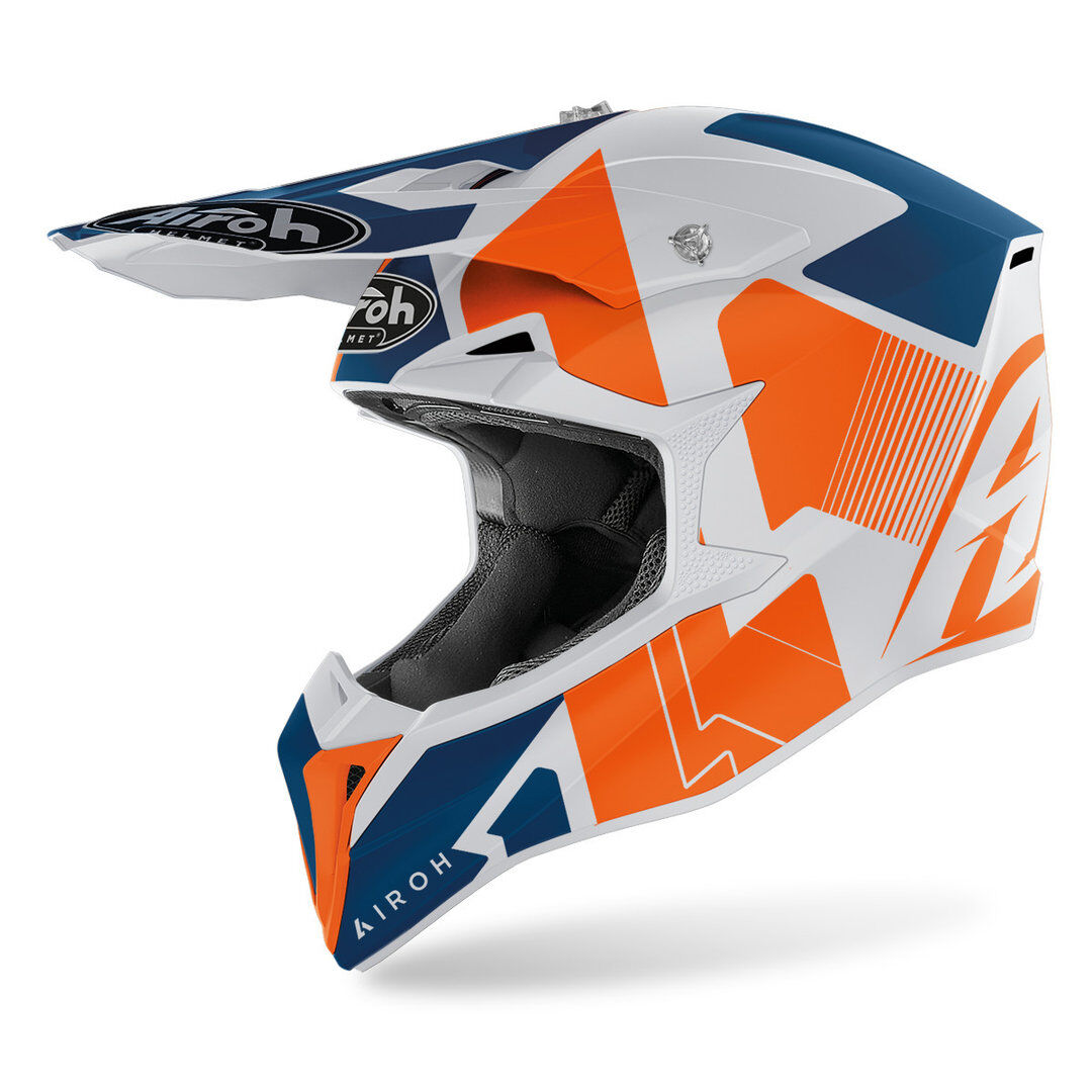 Airoh Wraap Raze Casco de motocross - Naranja (XL)
