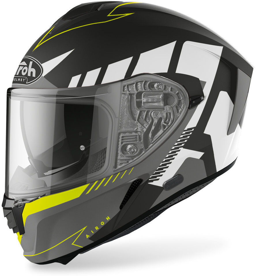 Airoh Spark Rise Casco - Negro Amarillo (XL)