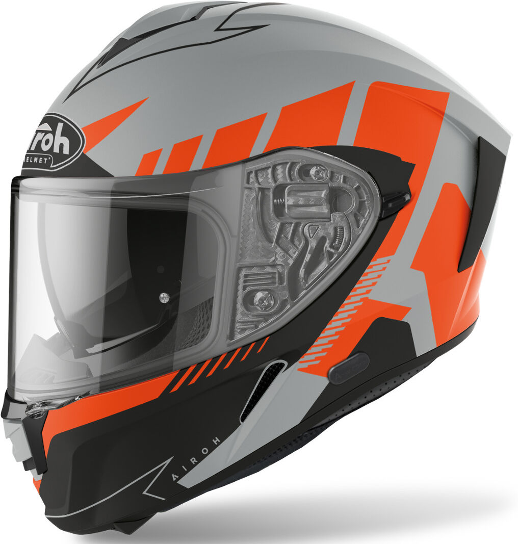 Airoh Spark Rise Casco - Gris Naranja (XS)