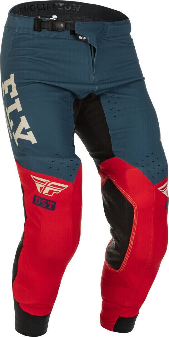 FLY Racing Evolution Pantalones de motocross - Negro Rojo (34)