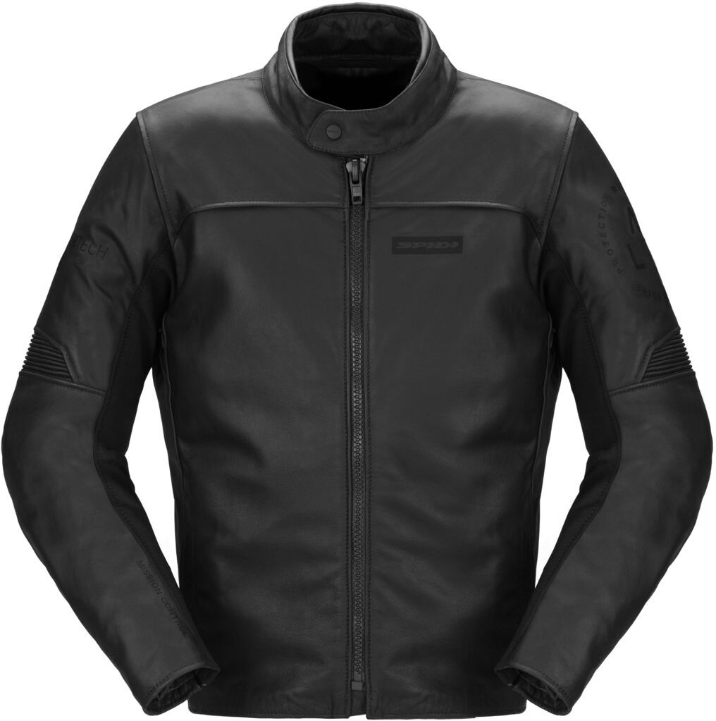 Spidi Genesis Chaqueta de cuero para motocicleta - Negro (52)