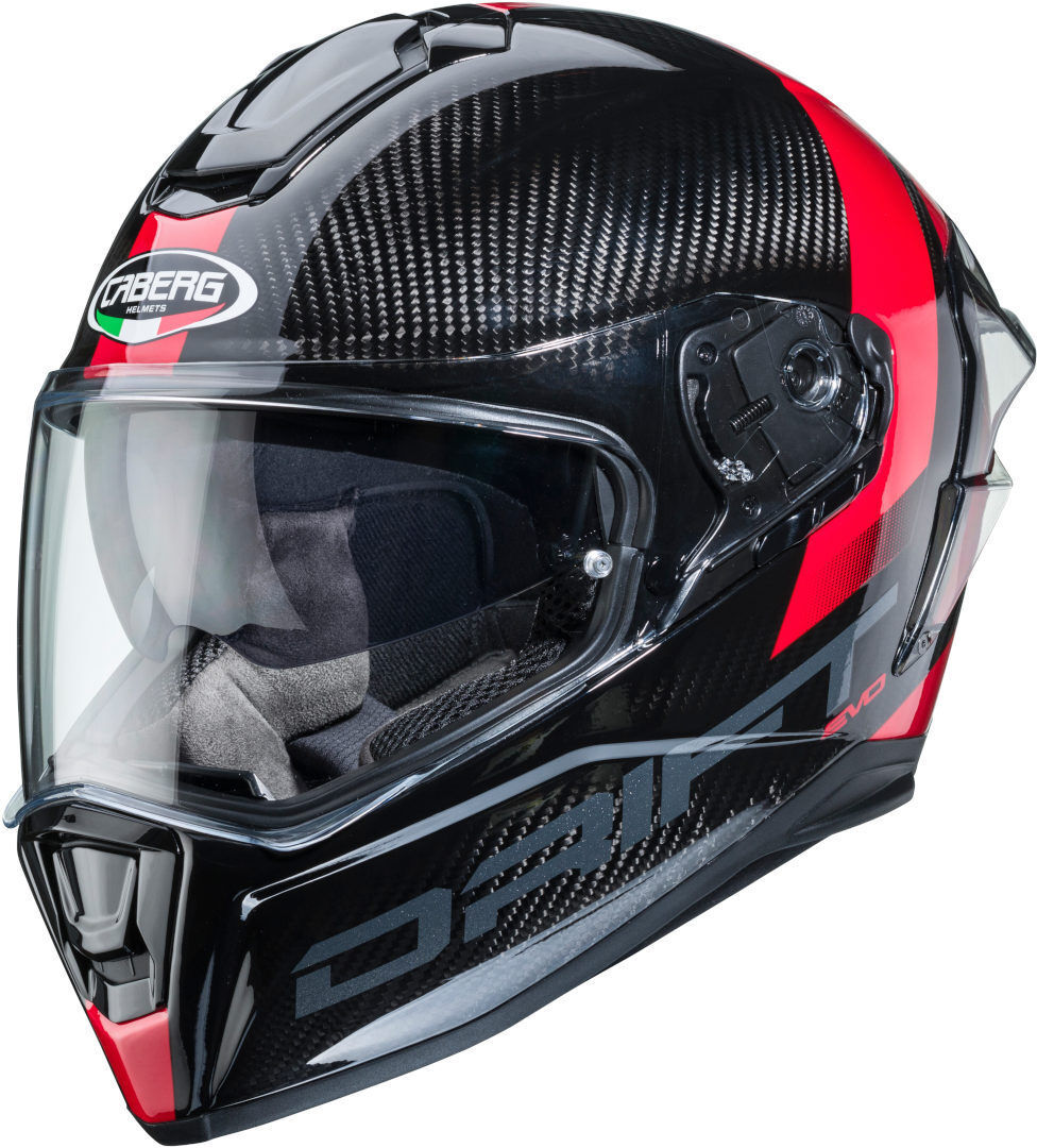 Caberg Drift Evo Sonic Casco de carbono - Negro Rojo (2XL)