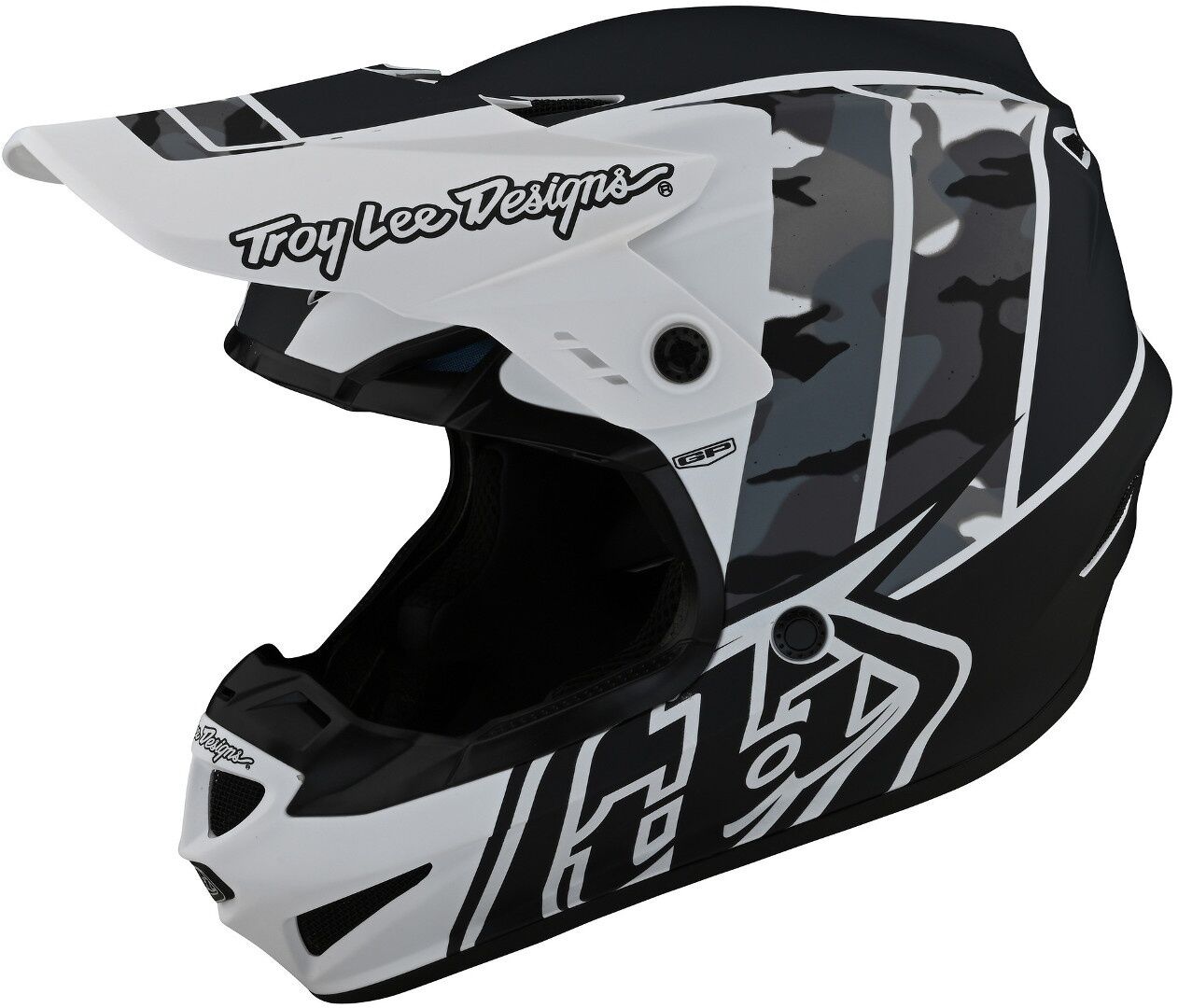 Lee GP Nova Camo Casco de motocross - Multicolor (XL)