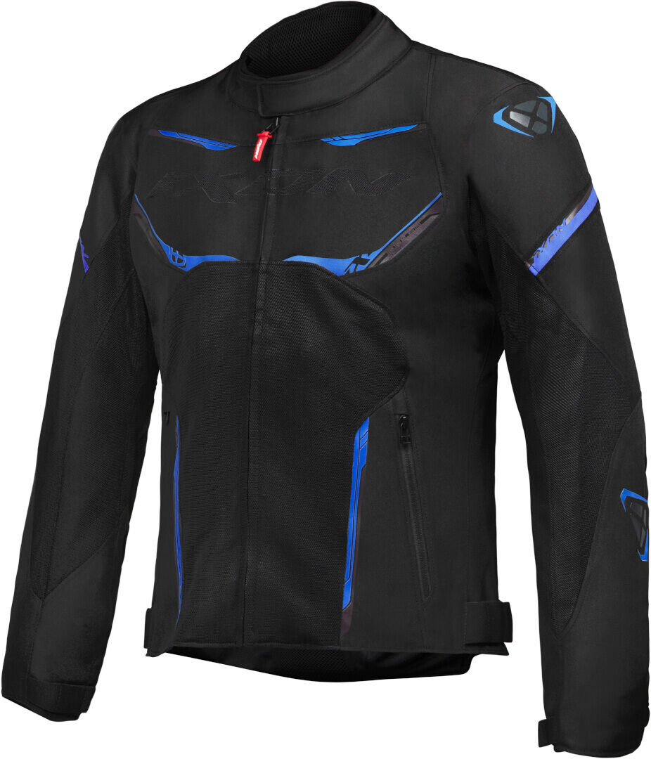 Ixon Striker Air Chaqueta textil para motocicleta - Negro Azul (2XL)