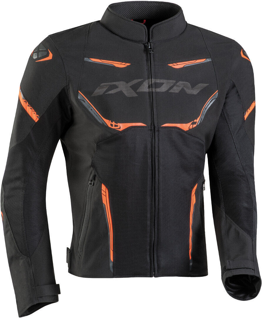 Ixon Striker Air Chaqueta textil para motocicleta - Negro Naranja (3XL)