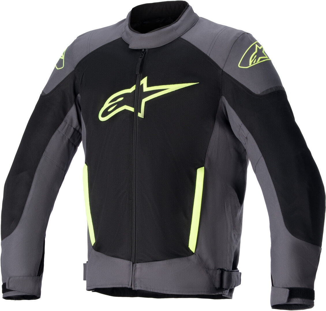 Alpinestars T-SP X Superair Chaqueta textil para motocicleta - Negro Gris Amarillo (2XL)