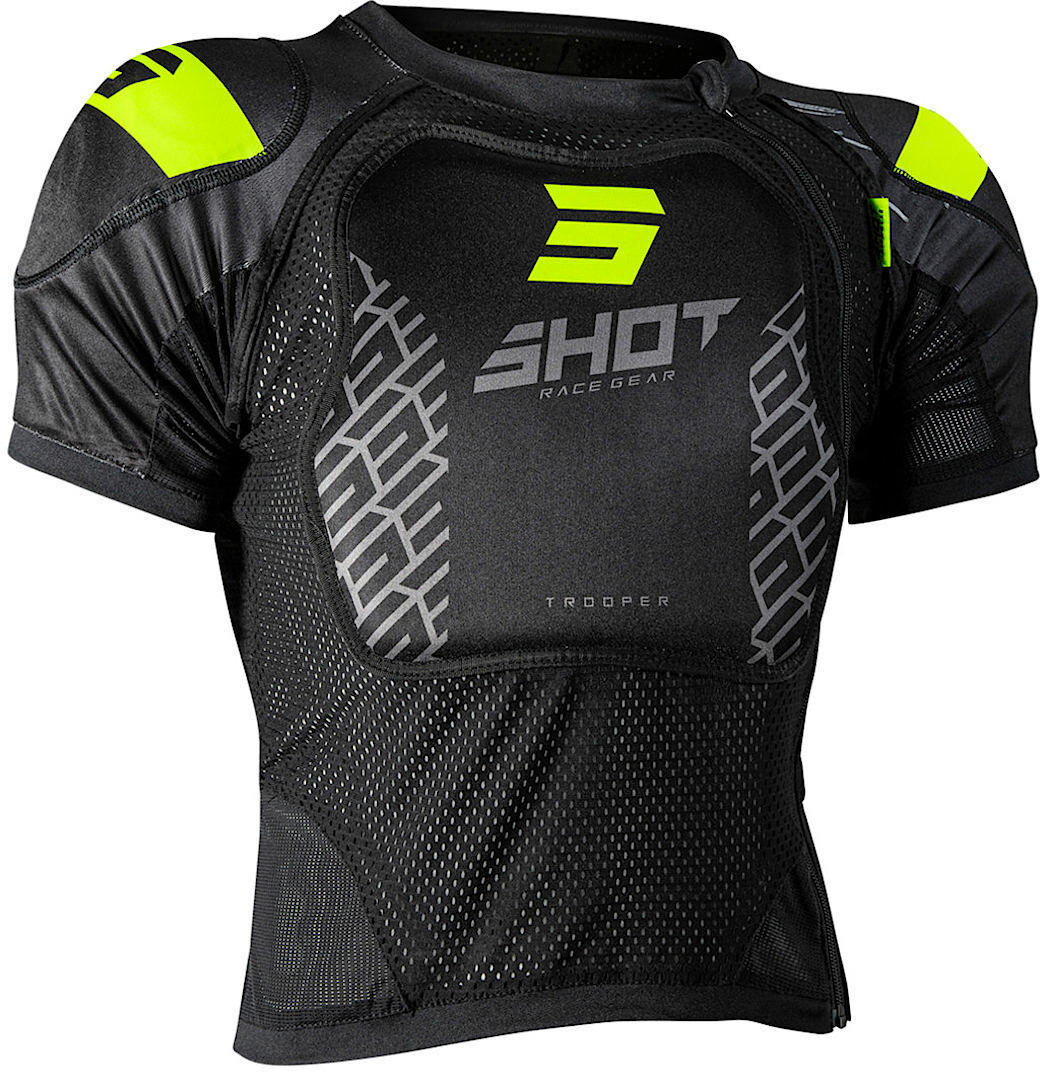 Shot Trooper Camisa Protectora para Niños - Negro (S)