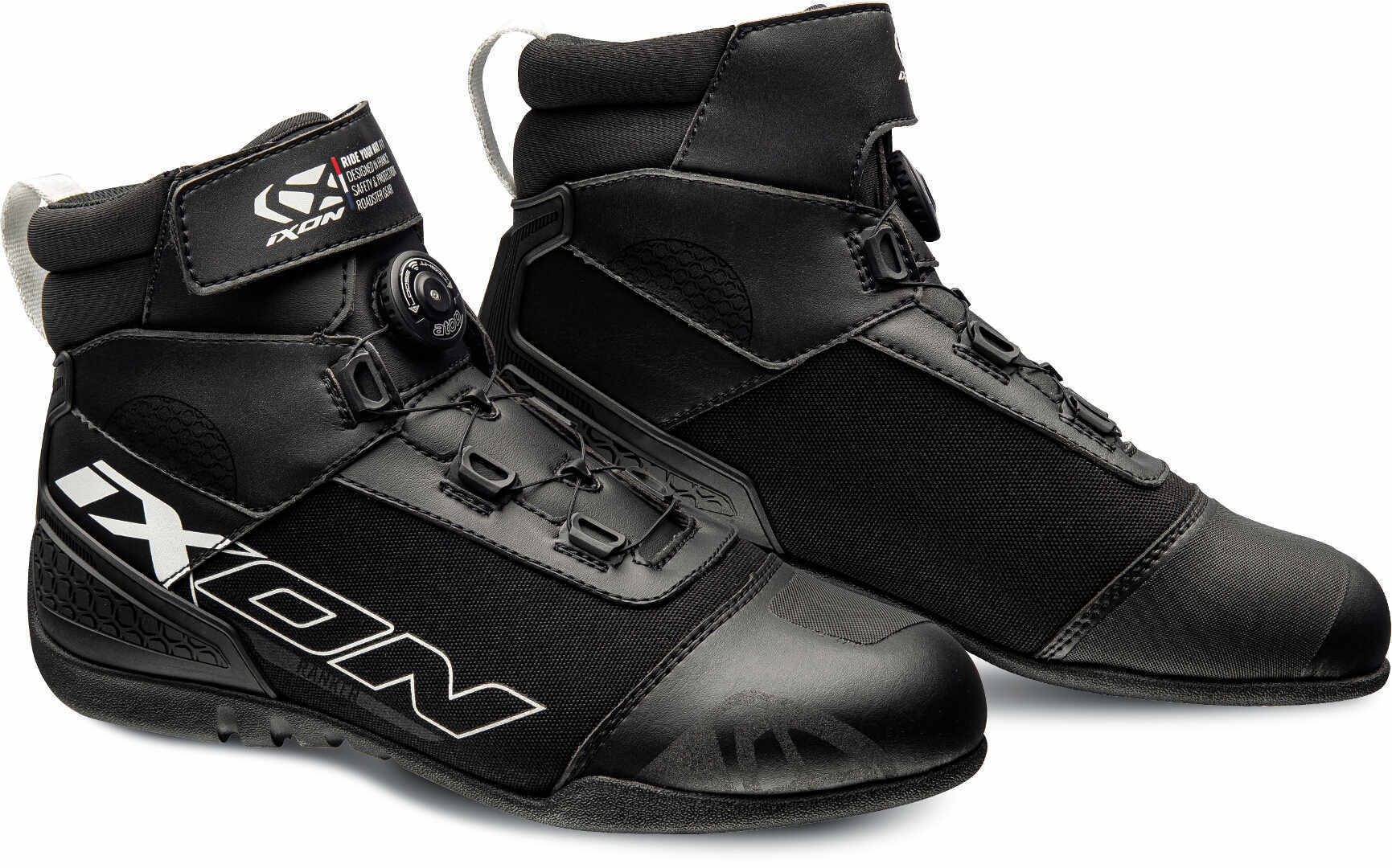 Ixon Ranker Zapatos de motocicleta - Negro Blanco (42)