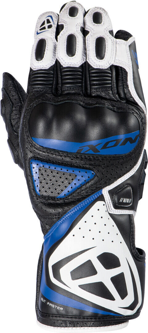 Ixon GP5 Air Guantes de motocicleta - Negro Blanco Azul (M)