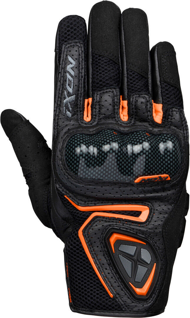 Ixon RS5 Air Guantes de motocicleta - Negro Naranja (M)