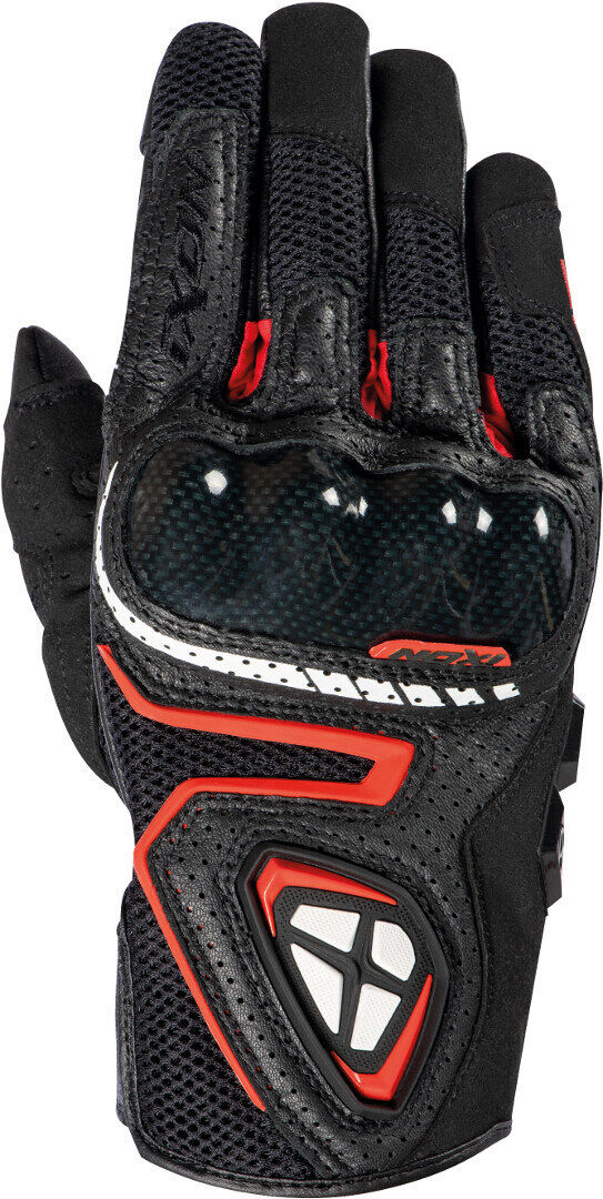 Ixon RS5 Air Guantes de motocicleta - Negro Rojo (XL)