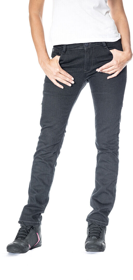 Ixon Billie Damas Motorcycle Jeans - Negro (26)