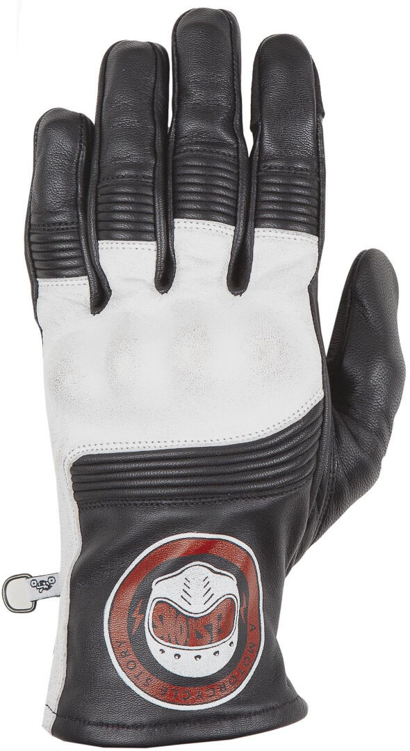 Helstons Piste Guantes de moto de verano - Negro Blanco (XL)