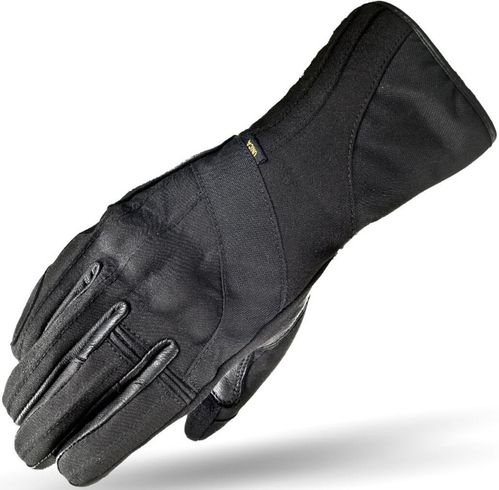 SHIMA Unica Guantes de moto impermeables para mujer - Negro (XS)