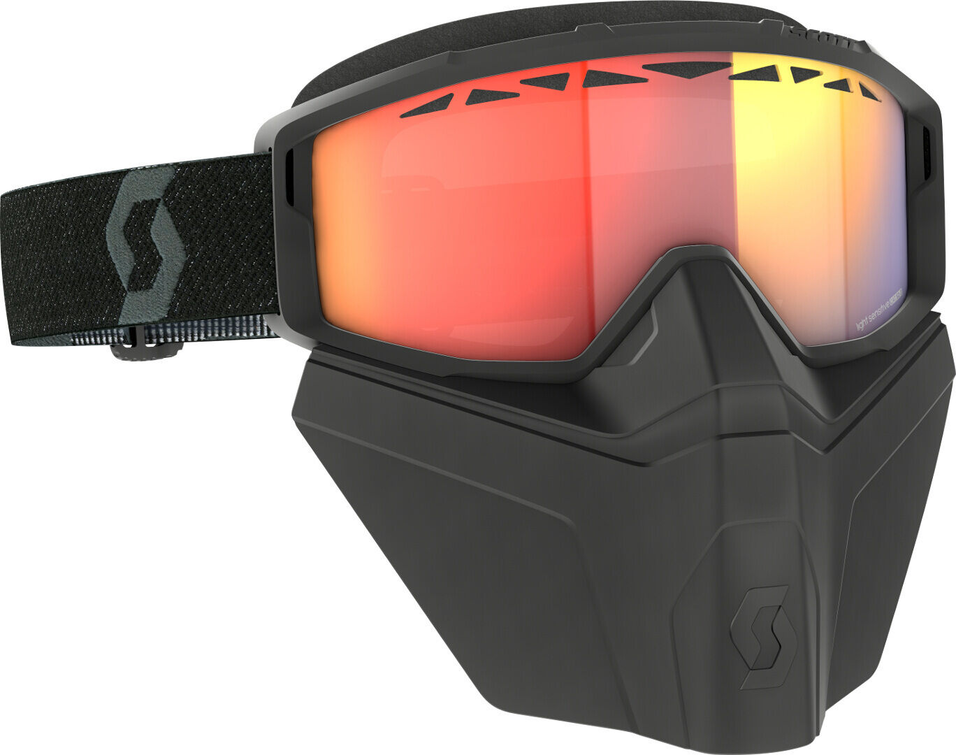 Scott Primal Safari Facemask Light Sensitive Gafas de nieve - Rojo (un tamaño)