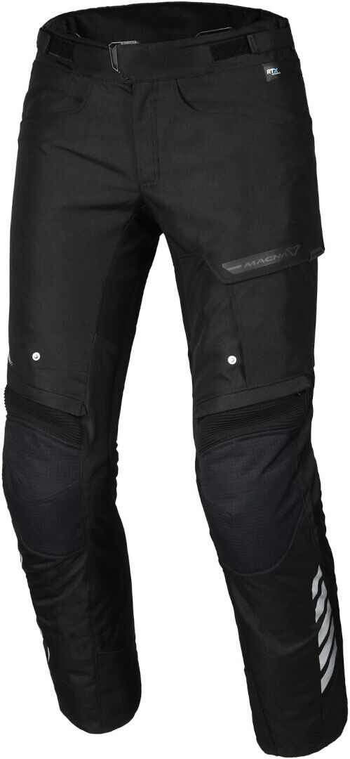 Macna Blazor Pantalones textiles impermeables para motocicletas - Negro (M)