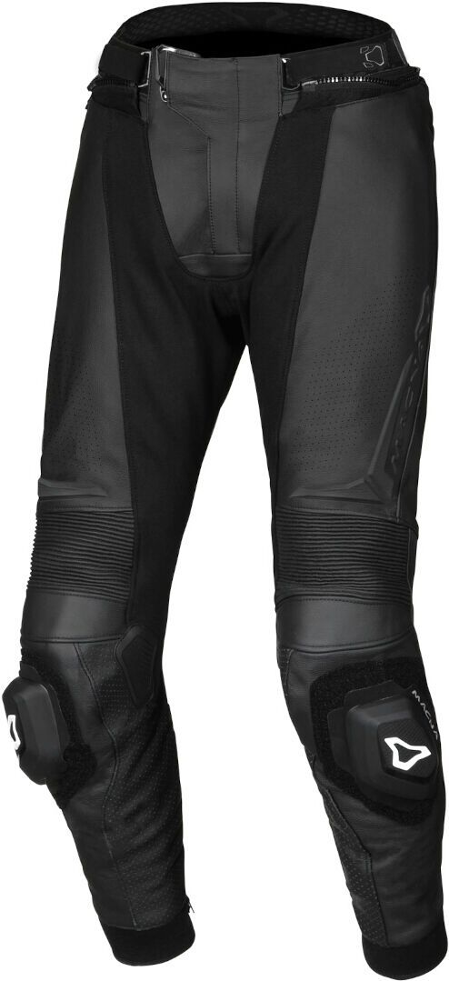 Macna Vario Pantalones de cuero para motocicleta - Negro (50)