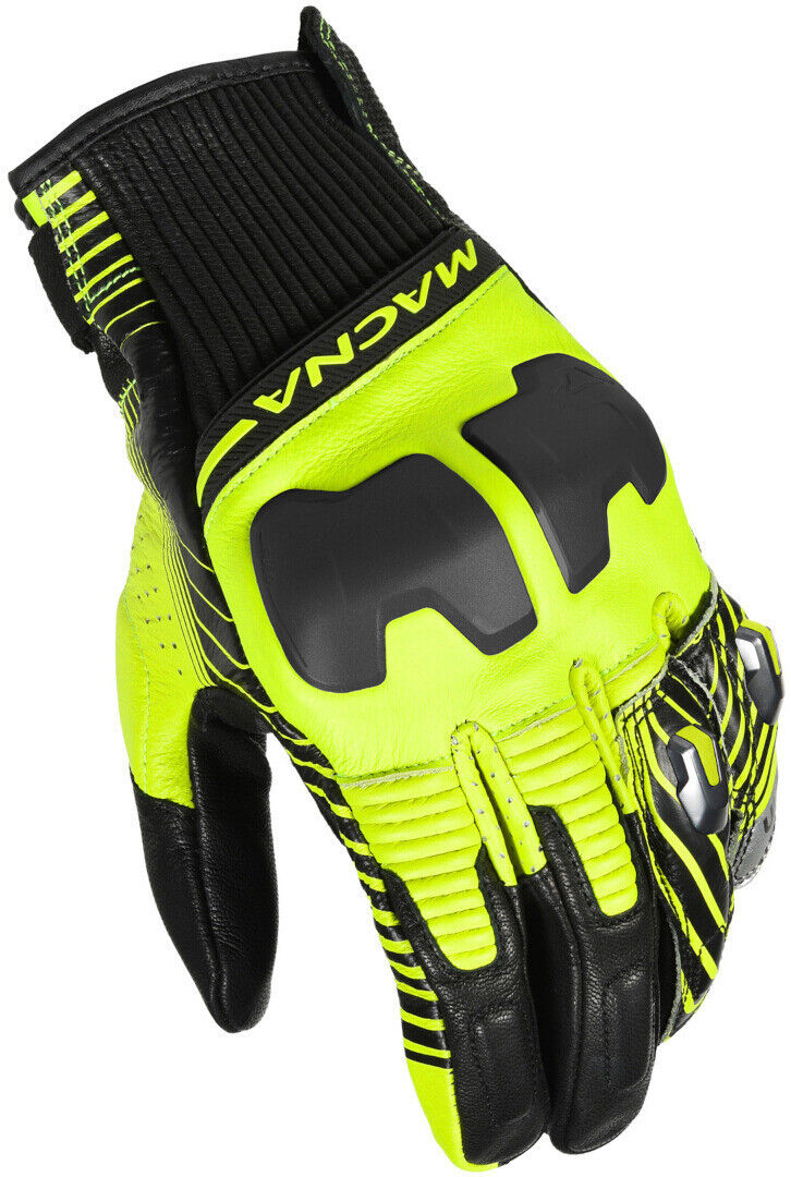 Macna Ultraxx Guantes de motocicleta - Negro Amarillo (3XL)