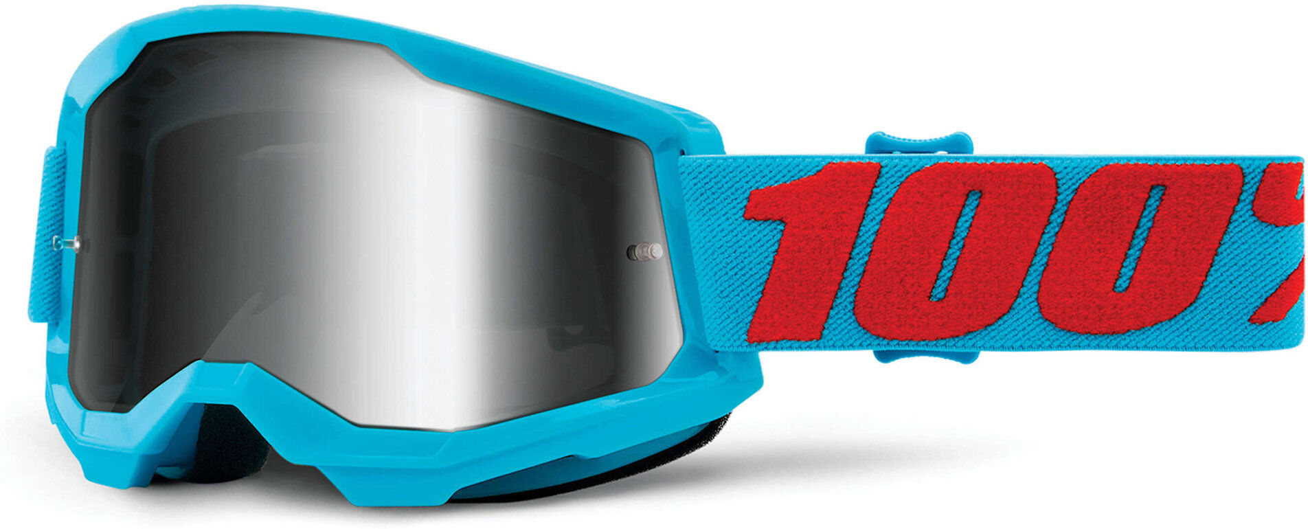 100% Strata 2 Gafas de motocross - Rojo Azul (un tamaño)