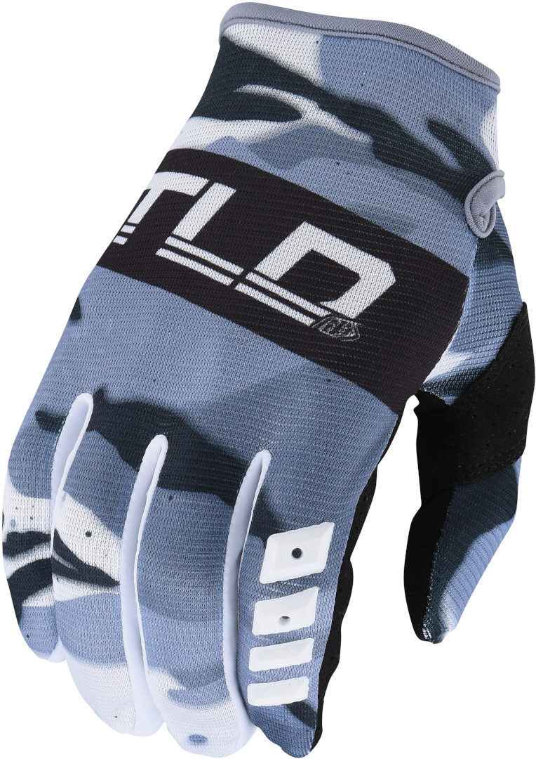 Lee GP Camo Guantes de motocross - Negro Verde Multicolor