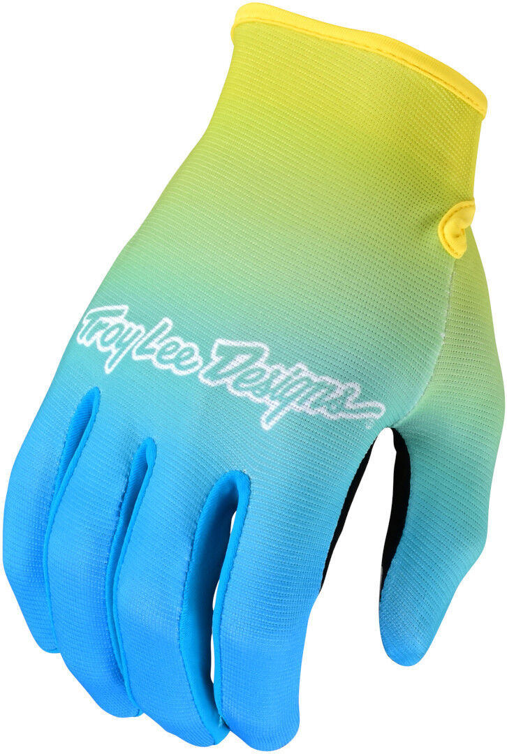 Lee Flowline Faze Guantes de motocross - Azul Amarillo (M)