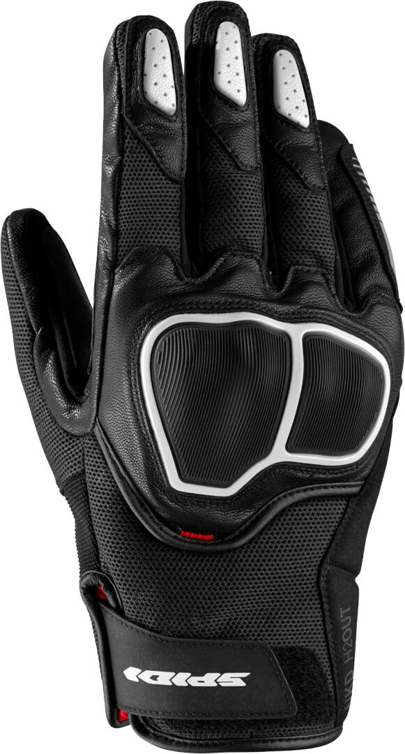 Spidi NKD H2OUT Guantes de motocicleta - Negro Blanco (3XL)