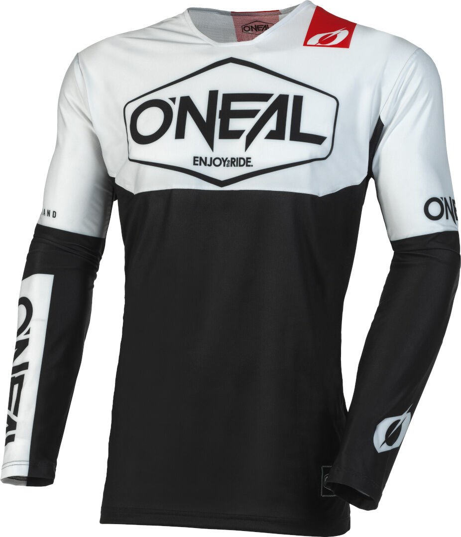 Oneal Mayhem Hexx Maillot Juvenil de Motocross - Negro Blanco (XS)