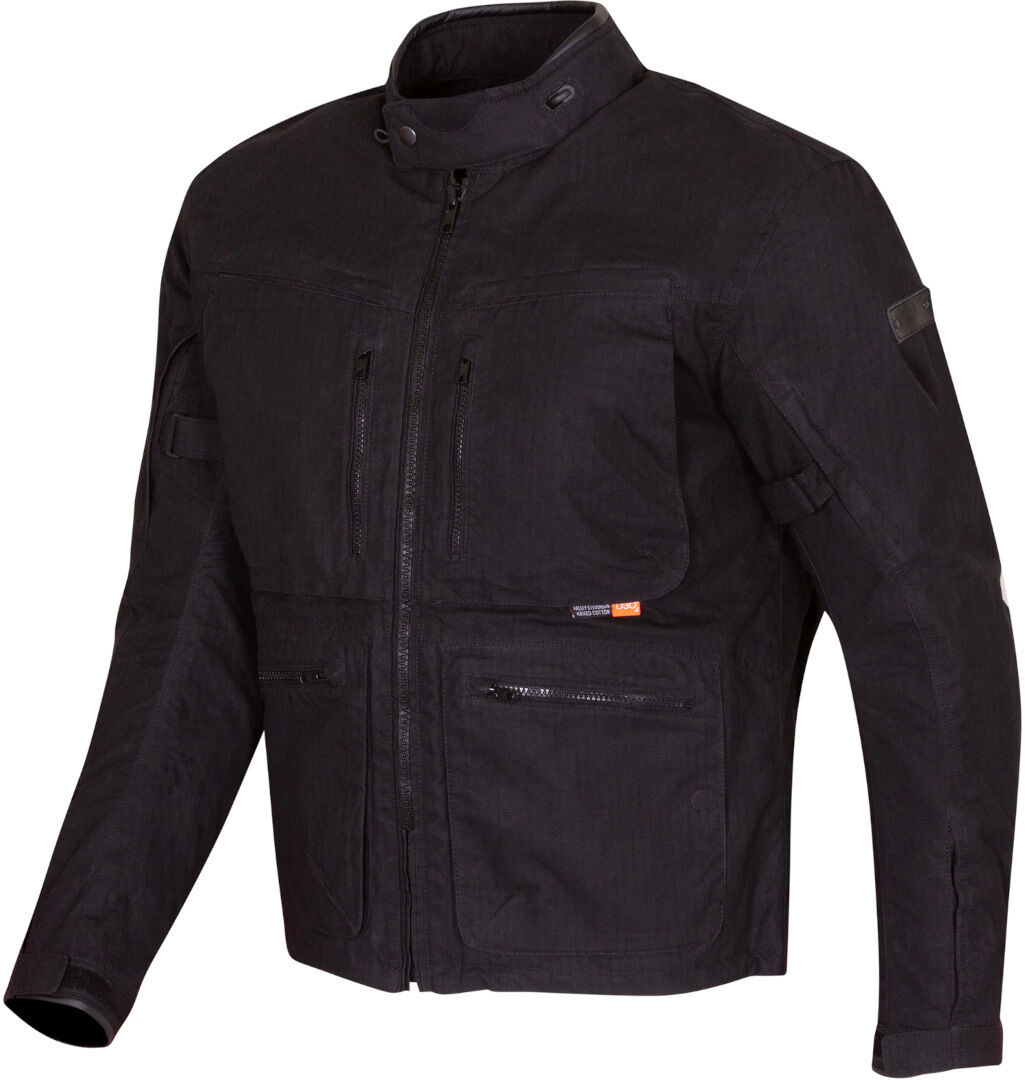 Merlin Drifter D3O Explorer Chaqueta textil para motocicleta - Negro (XL)