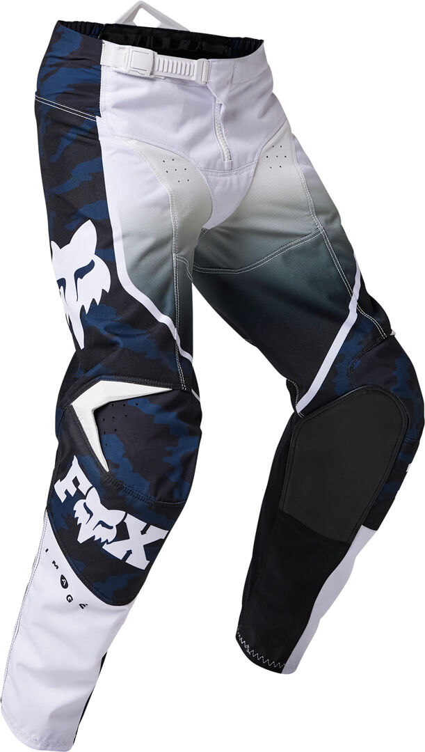 Fox 180 Nuklr Pantalones Juveniles de Motocross - Azul (XL)