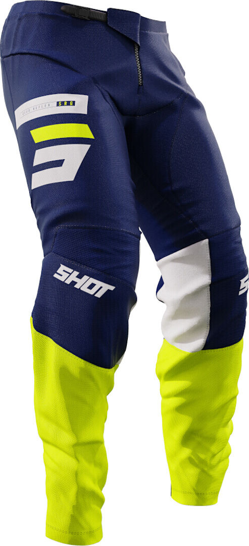 Shot Devo Reflex Pantalones de motocross - Azul Amarillo (30)