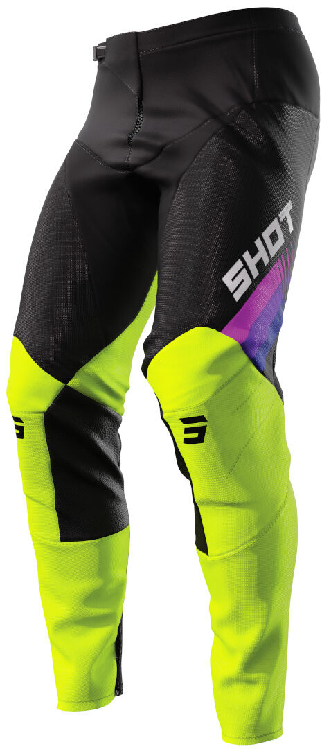 Shot Contact Tracer Pantalones de motocross - Negro Amarillo (40)