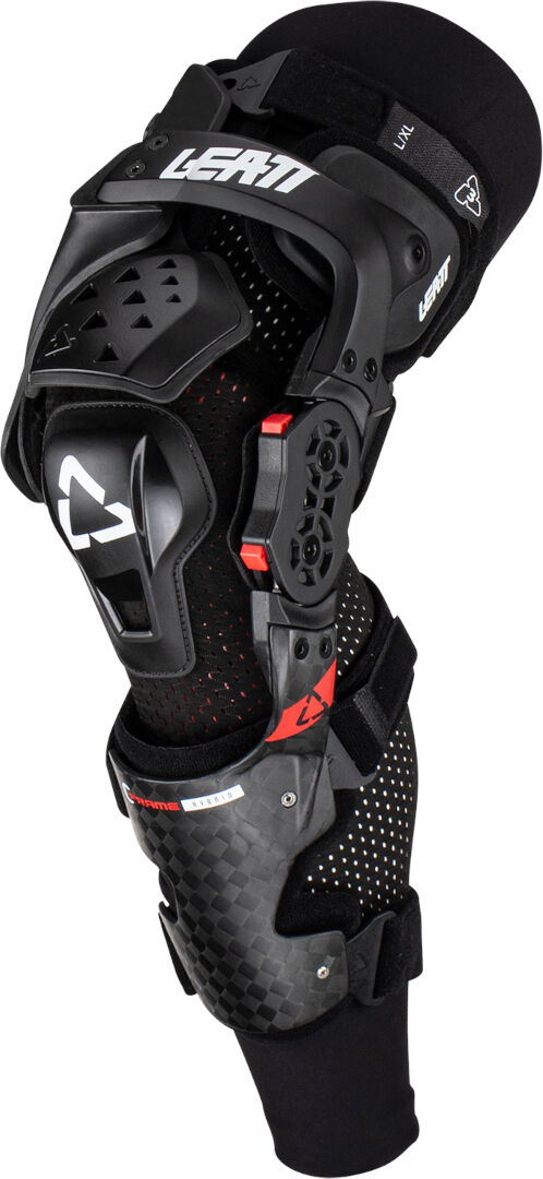 Leatt C-Frame Hybrid Rodilleras - Negro (L XL)