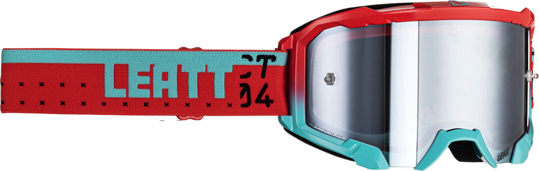 Leatt Velocity 4.5 Iriz CT Gafas de motocross - Rojo Azul (un tamaño)