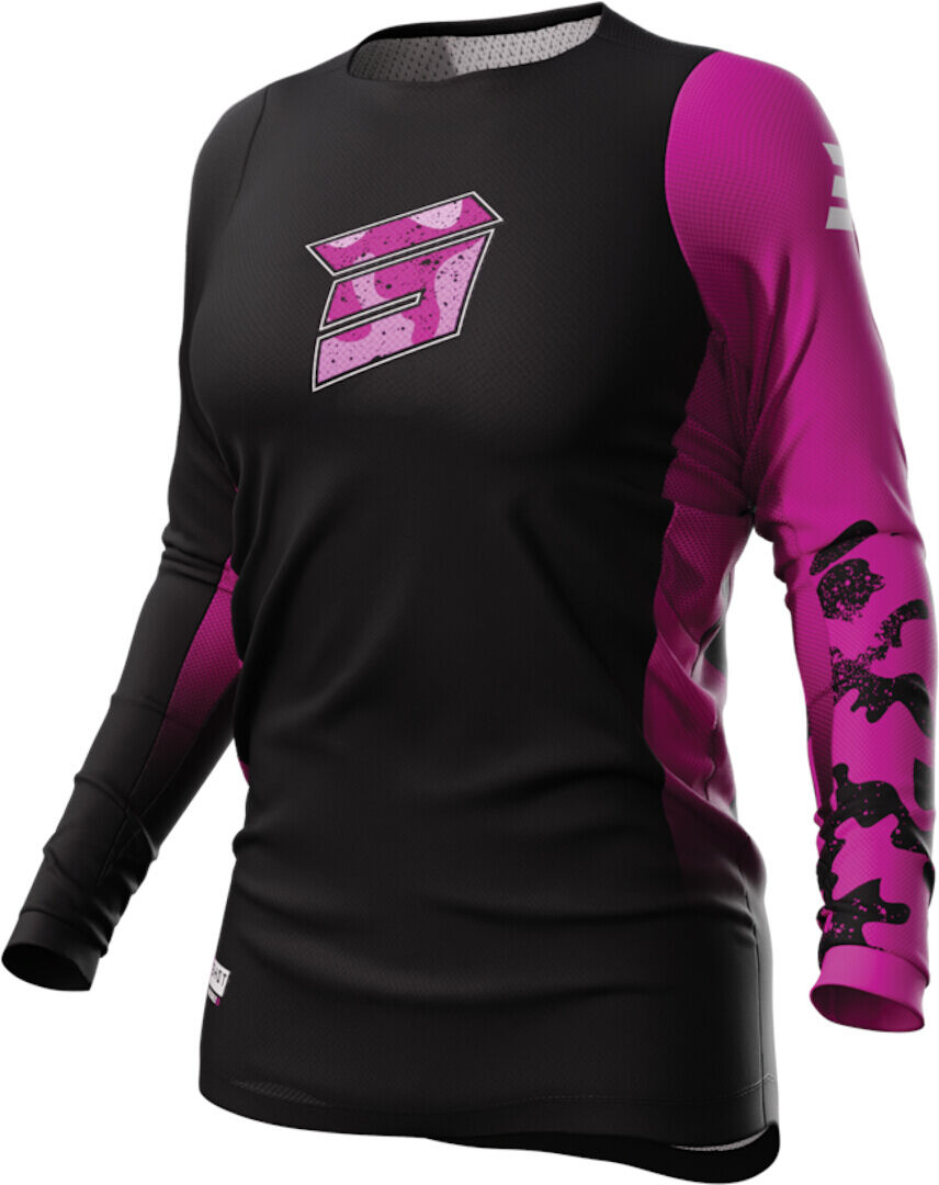 Shot Contact Shelly 2.0 Camiseta Damas motocross - Negro Rosa (L)