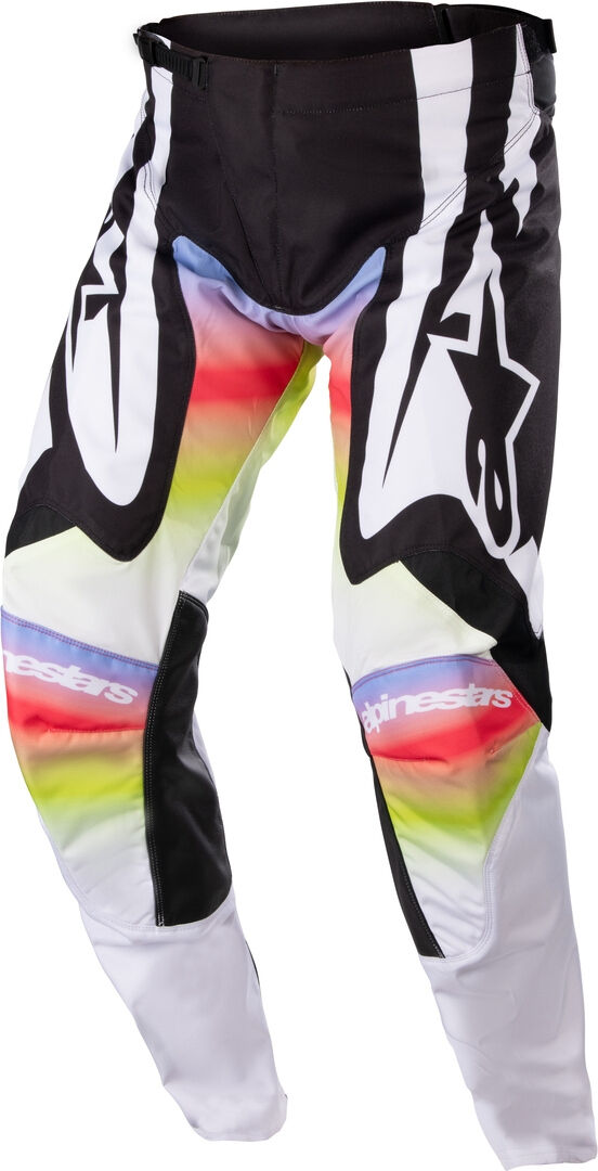 Alpinestars Racer Semi Pantalones de motocross - Negro Rojo Amarillo (40)