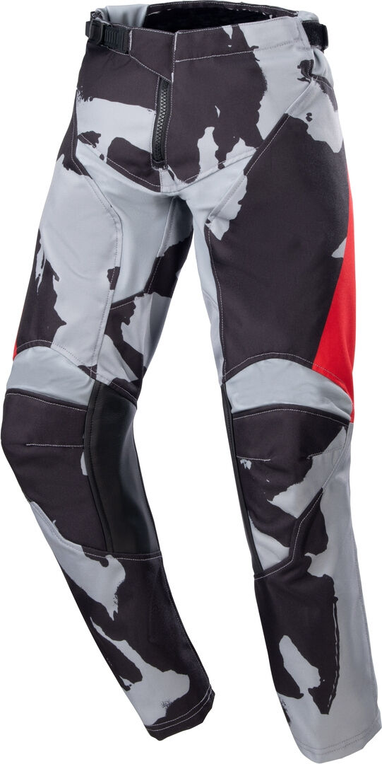 Alpinestars Racer Tactical 2023 Pantalones Juveniles de Motocross - Gris Rojo (24)