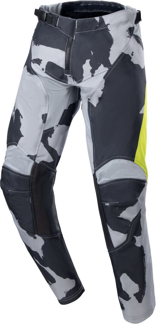 Alpinestars Racer Tactical 2023 Pantalones Juveniles de Motocross - Gris Amarillo (24)