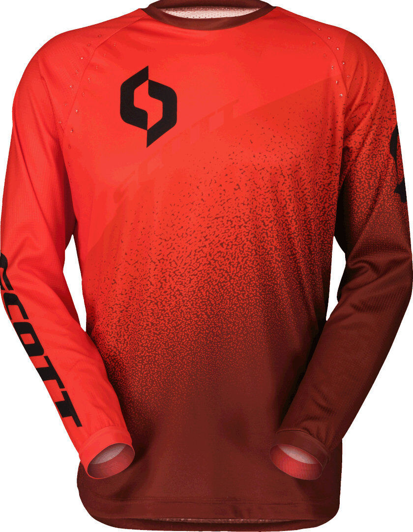 Scott 350 Dirt Evo 2023 Camiseta de Motocross para niños - Negro Rojo