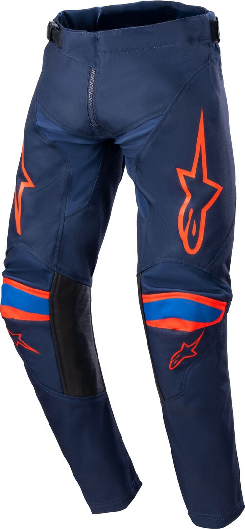 Alpinestars Racer Narin Pantalones Juveniles de Motocross - Azul Naranja (28)