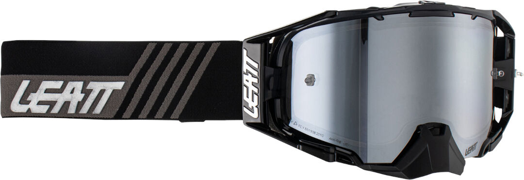 Leatt Velocity 6.5 Stealth Iriz Gafas de motocross - Negro Gris (un tamaño)