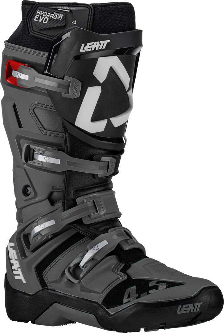 Leatt 4.5 HydraDri botas impermeables de motocross - Negro Gris (42)