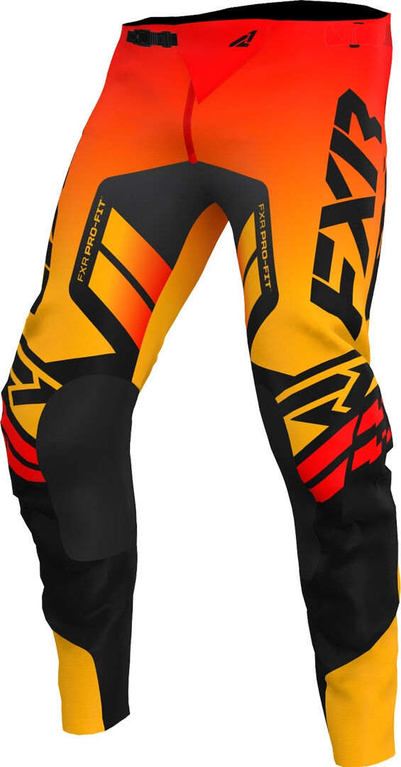FXR Revo Comp Pantalones de motocross - Negro Naranja (28)