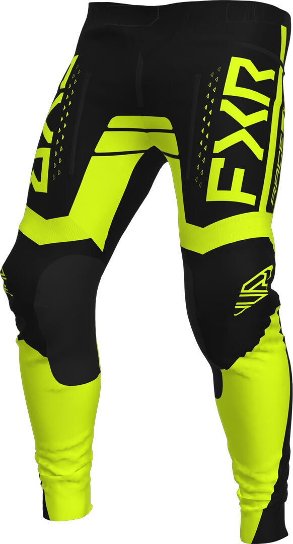 FXR Contender Off-Road Pantalones de motocross - Negro Amarillo (40)
