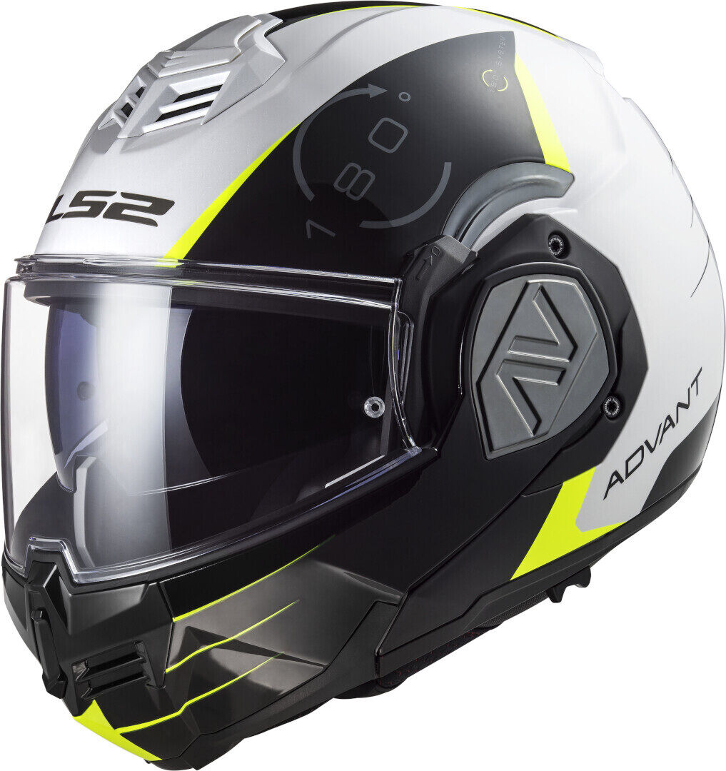 LS2 FF906 Advant Codex Casco - Negro Blanco (M)