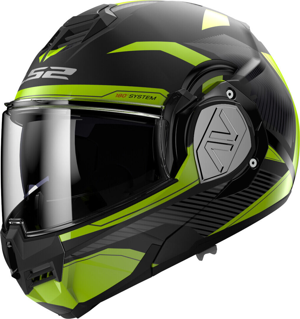 LS2 FF906 Advant Revo Casco - Negro Verde (2XL)