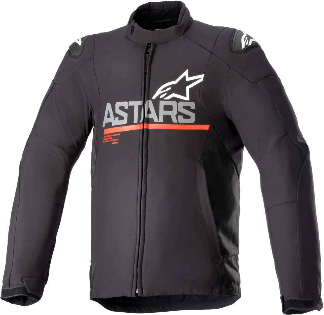 Alpinestars SMX chaqueta textil impermeable para motocicletas - Negro Gris Rojo (4XL)