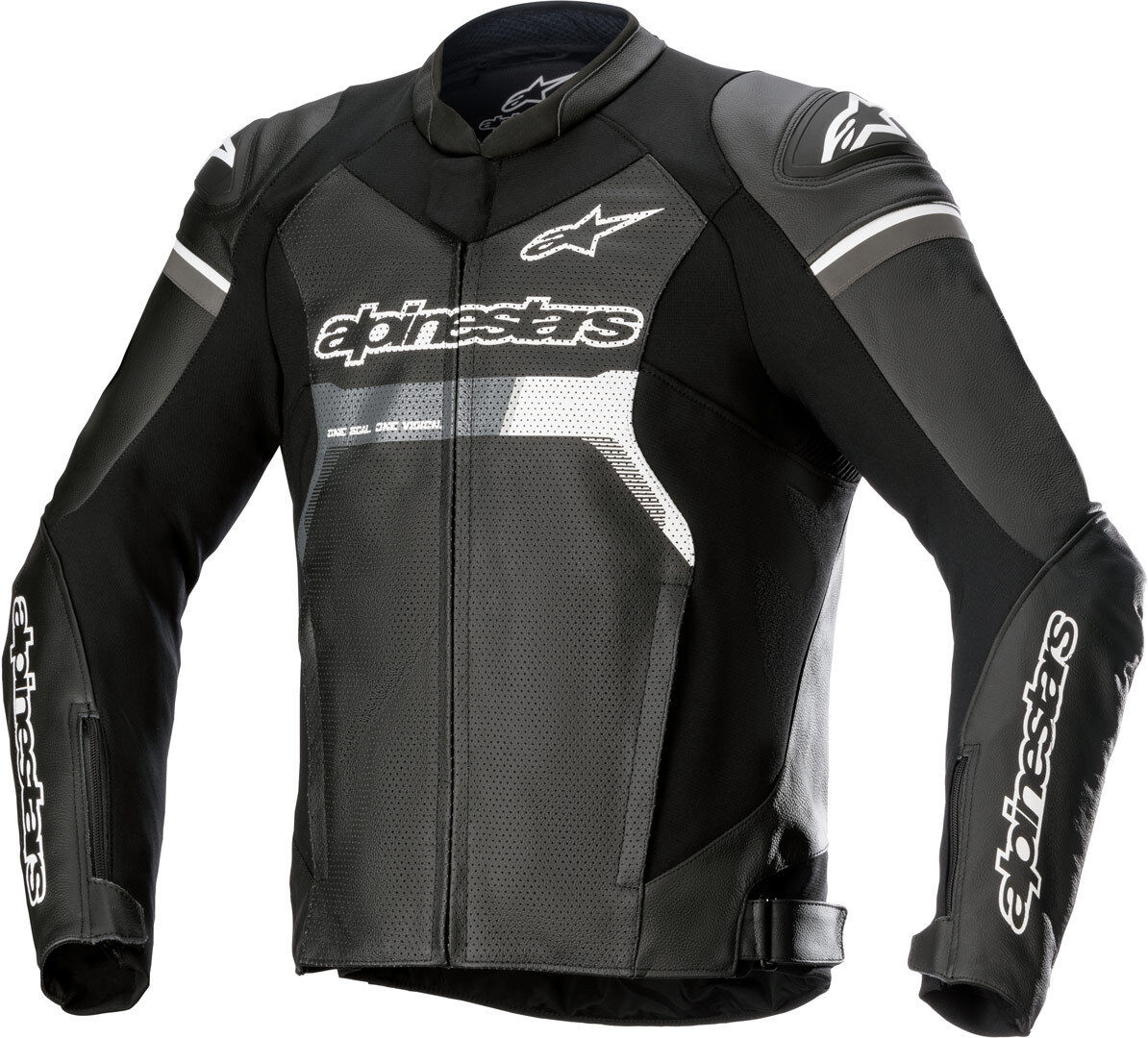 Alpinestars GP Force Airflow Chaqueta de cuero de motocicleta - Negro (54)