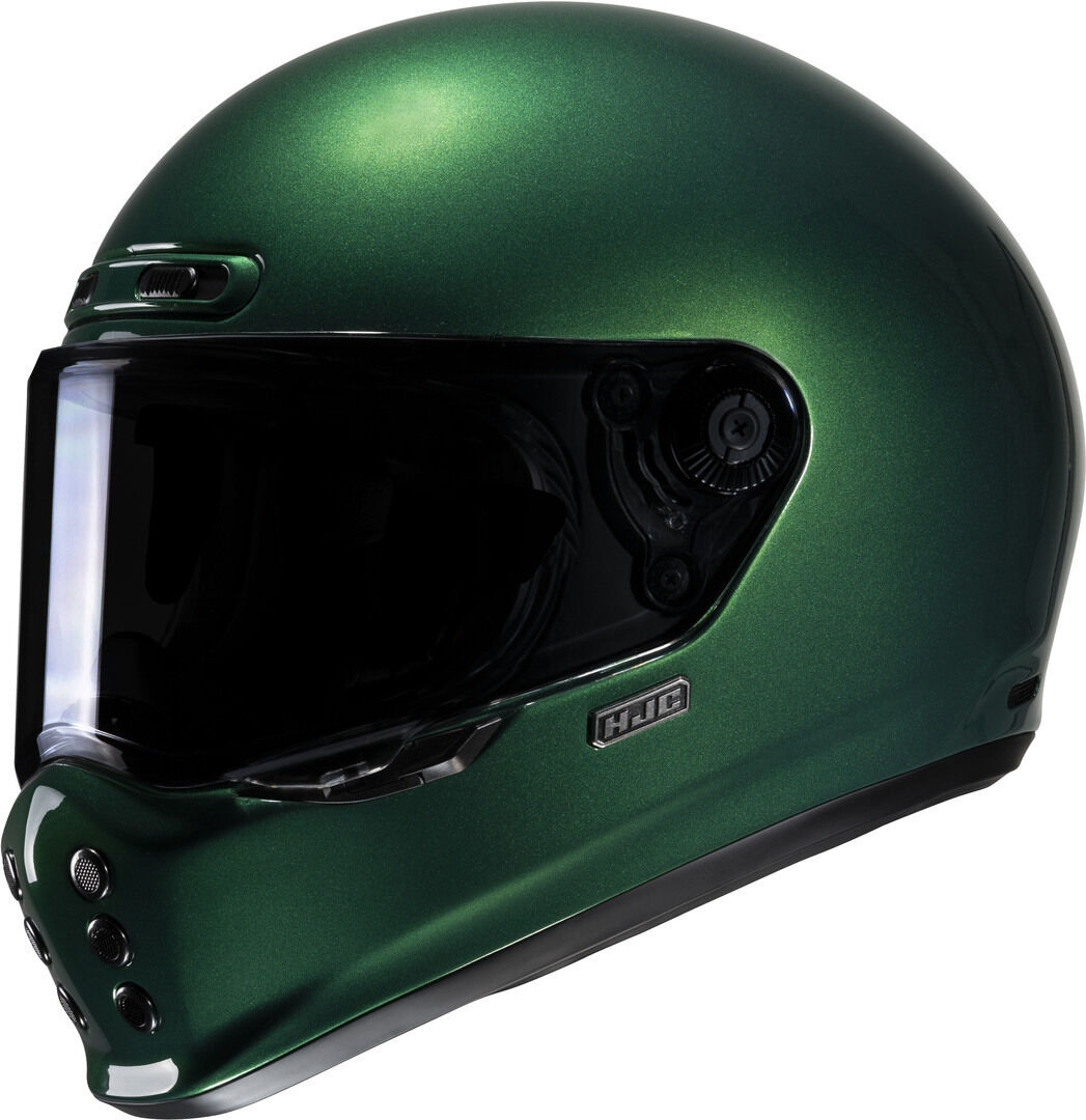 HJC V10 Solid Casco - Verde (2XL)