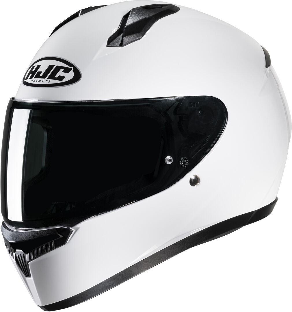 HJC C10 Solid Casco - Blanco (M)