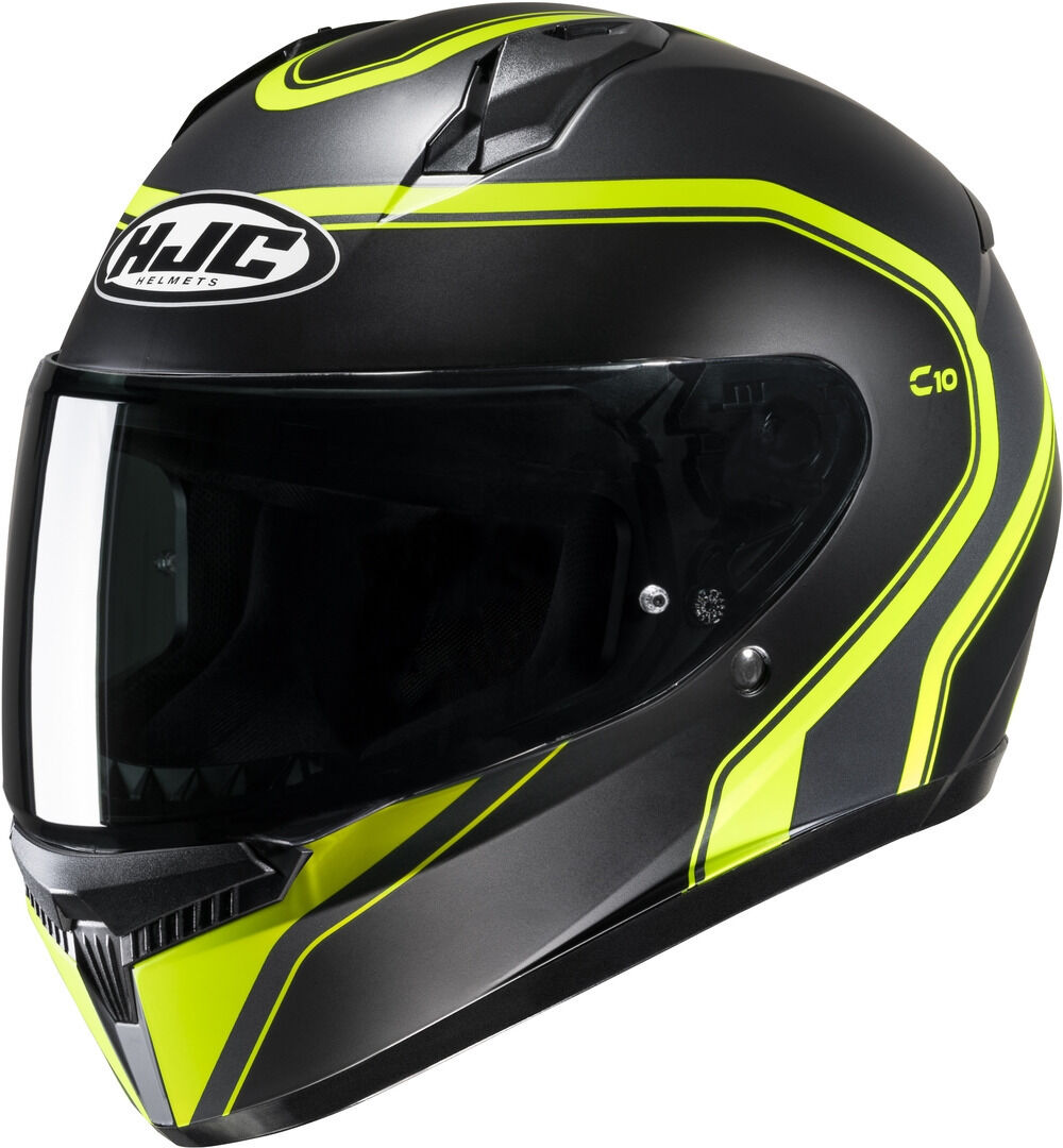 HJC C10 Elie Casco - Negro Amarillo (2XL)